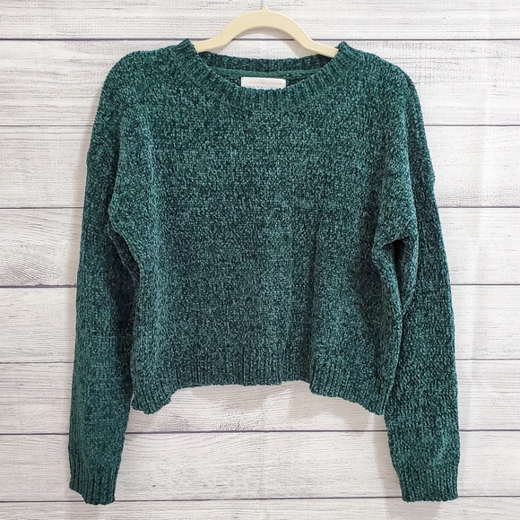 Double Zero Chenille Cropped Sweater 